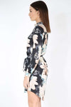 Casie Long Sleeve Floral Shirt Dress - bejealous-com