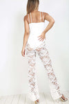 Cassie Strappy Black Lace Wide Leg Jumpsuit - bejealous-com