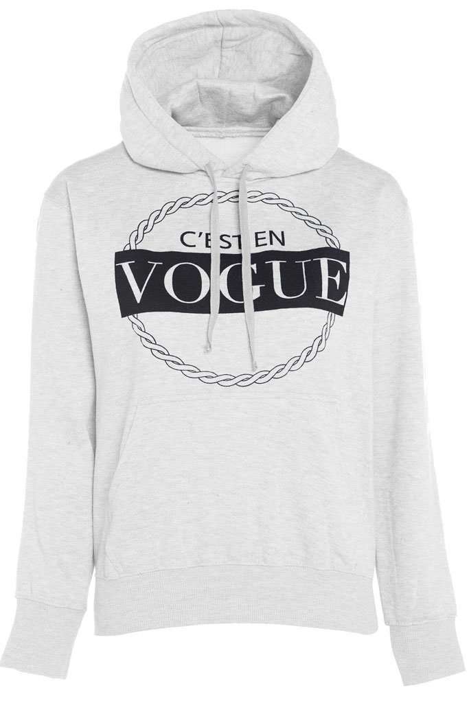 Cayley Oversize Vogue Graphic Print Sweatshirt - bejealous-com