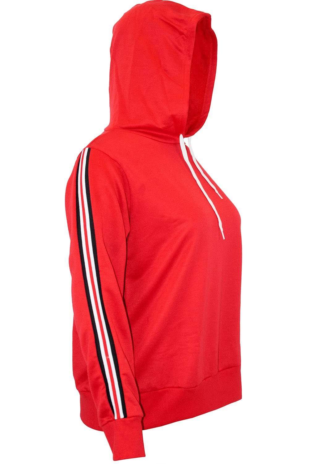 Charlie Plus Side Stripe Oversize Hoodie - bejealous-com