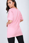 Clara Khaki Oversized Basic Ripped Jersey TShirt - bejealous-com