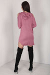 Daliah Cold Shoulder Basic Sweater Dress - bejealous-com