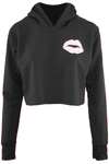 Danica Cute Slogan Print Cropped Sweatshirt - bejealous-com