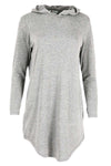 Dea Plus Curve Hem Oversize Sweater Dress - bejealous-com