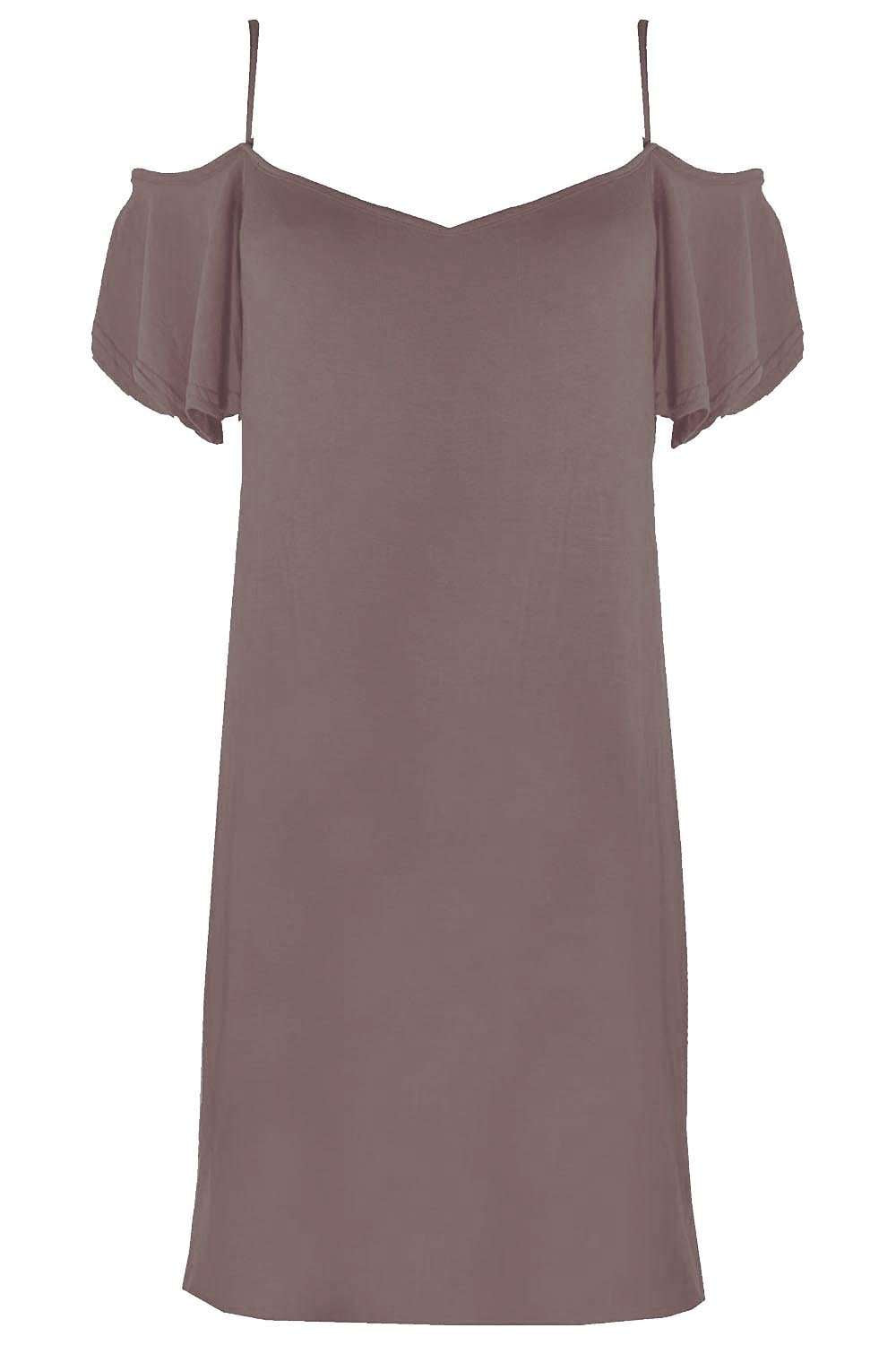 Debbie Strappy Cold Shoulder Mini Dress - bejealous-com