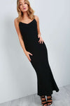 Diana Strappy Back Fishtail Maxi Dress - bejealous-com