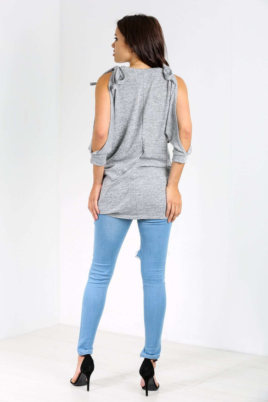 Eldora Cold Shoulder Bat Wing Top - bejealous-com