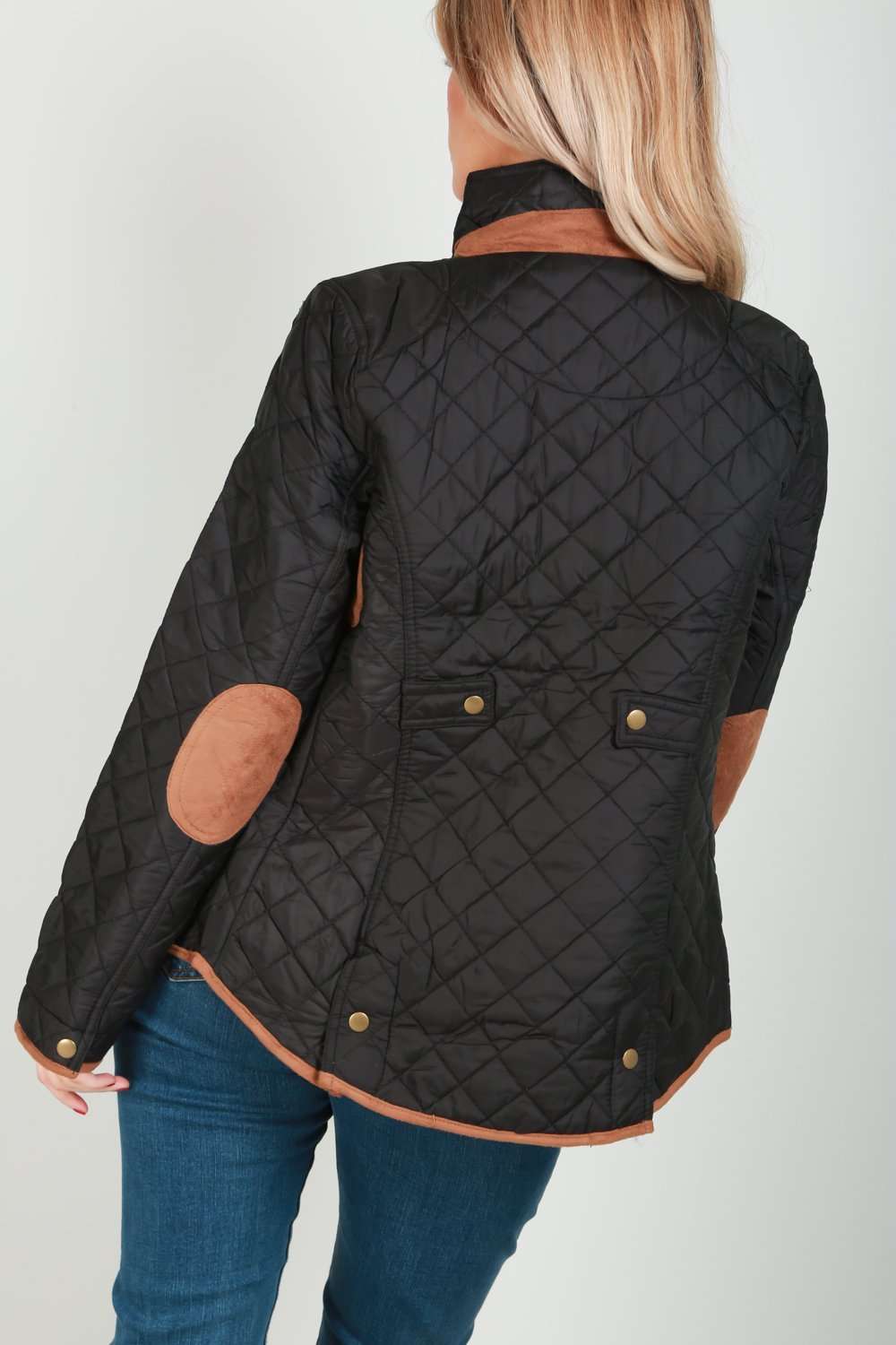Ella Quilted Patched Jacket - bejealous-com