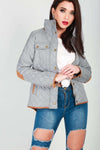 Ella Quilted Patched Jacket - bejealous-com