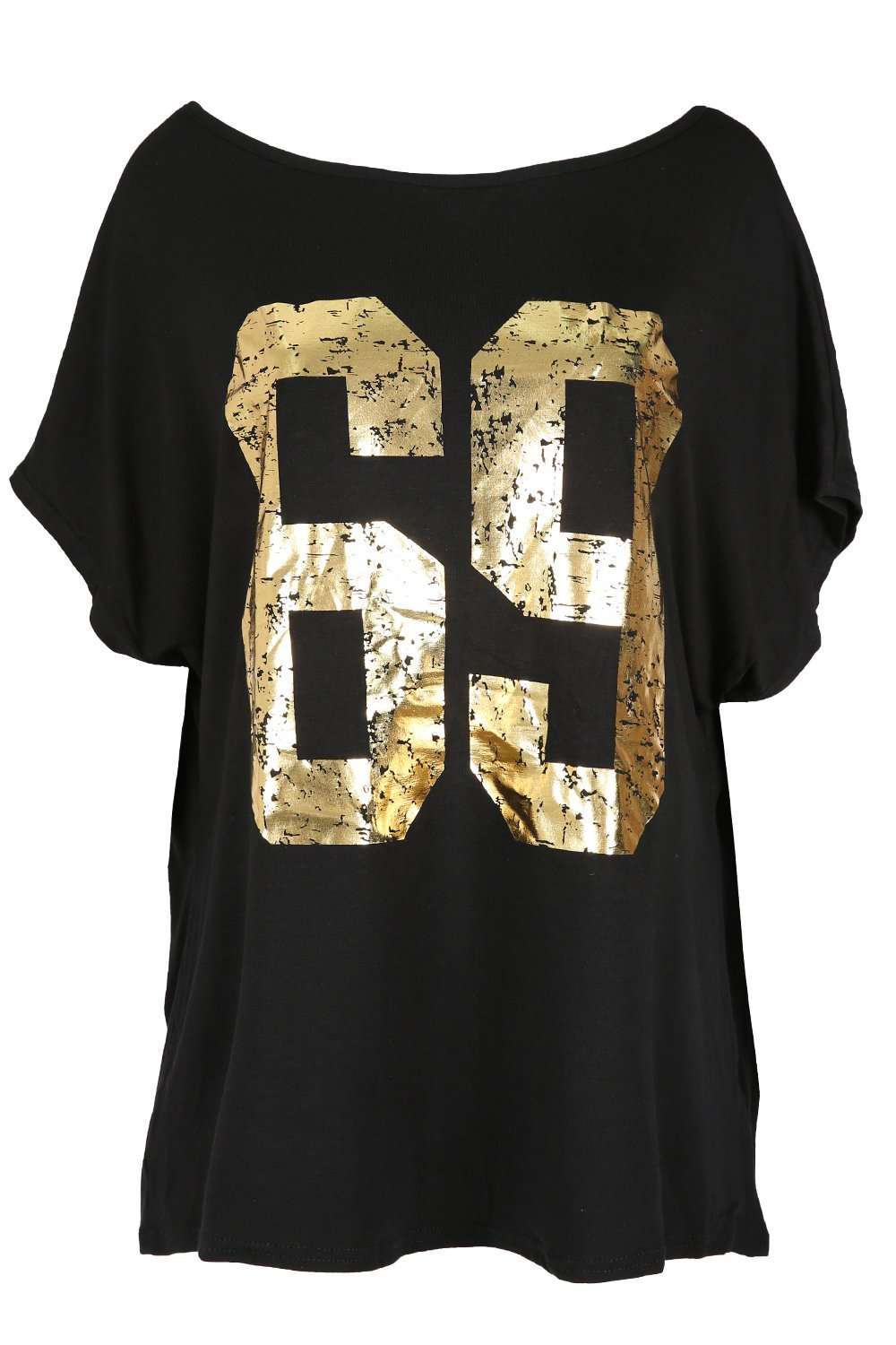 Ella Sport Luxe Slogan Print Oversized Tshirt - bejealous-com