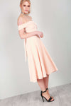 Ellie Plus Size Bardot Swing Dress - bejealous-com