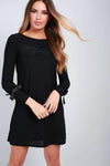 Ellija Long Sleeve Shift Dress - bejealous-com