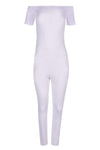 Elsie Off Shoulder Slim Leg Jumpsuit - bejealous-com