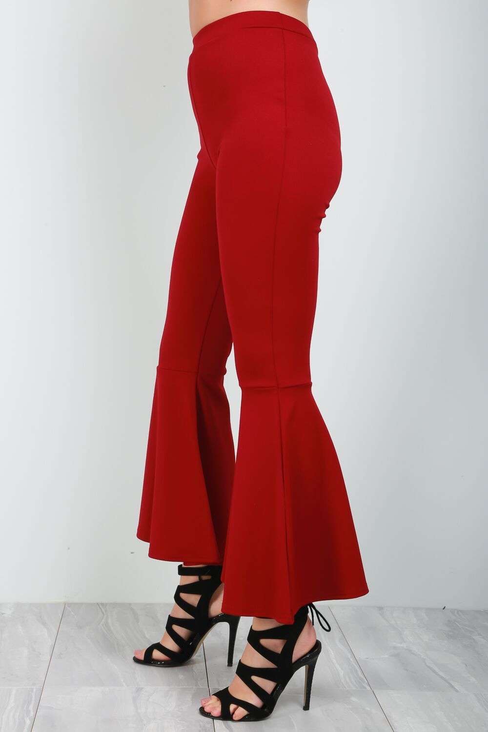 Emilia Flare Leg Trousers - bejealous-com