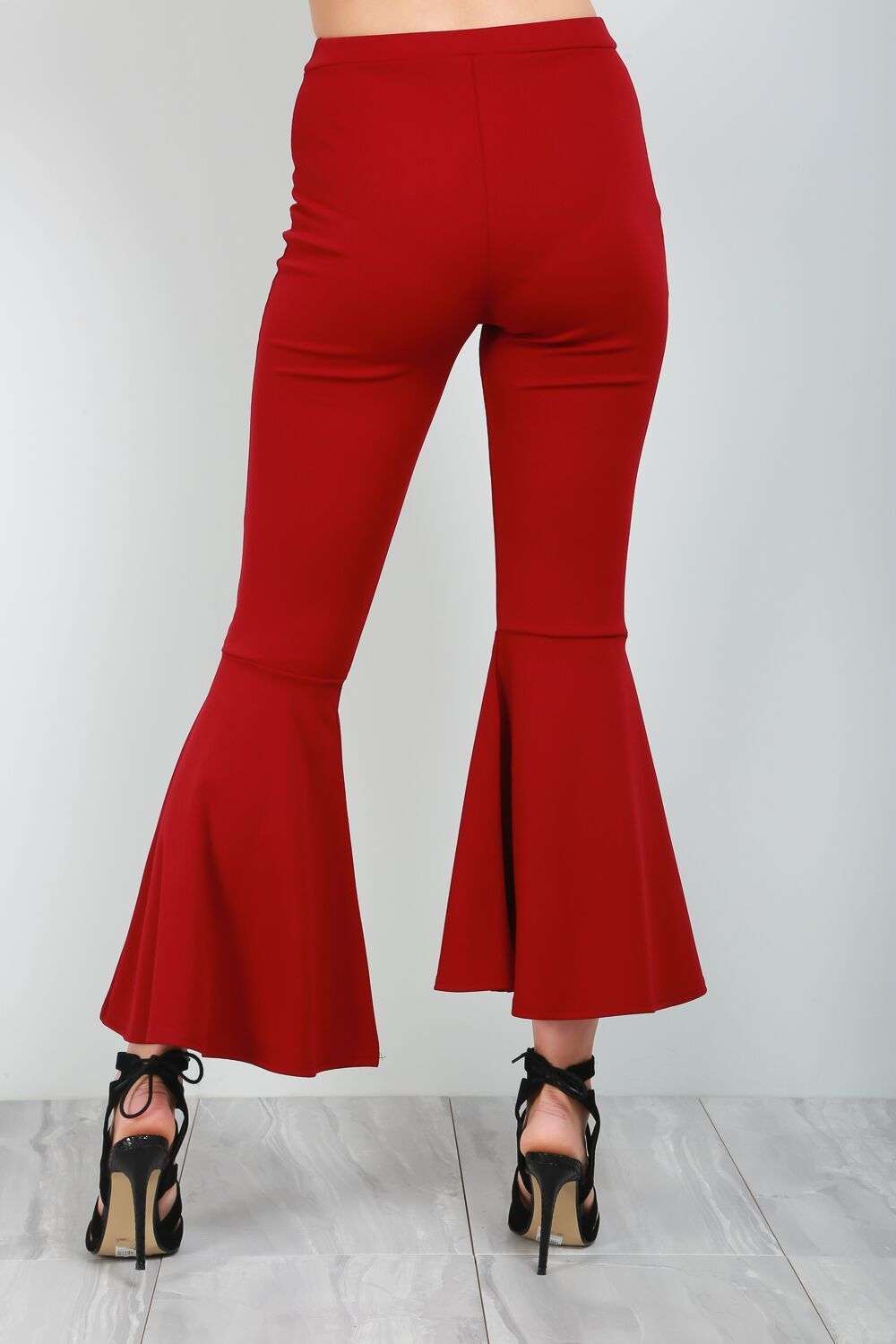 Emilia High Waist Flare Leg Trousers - bejealous-com