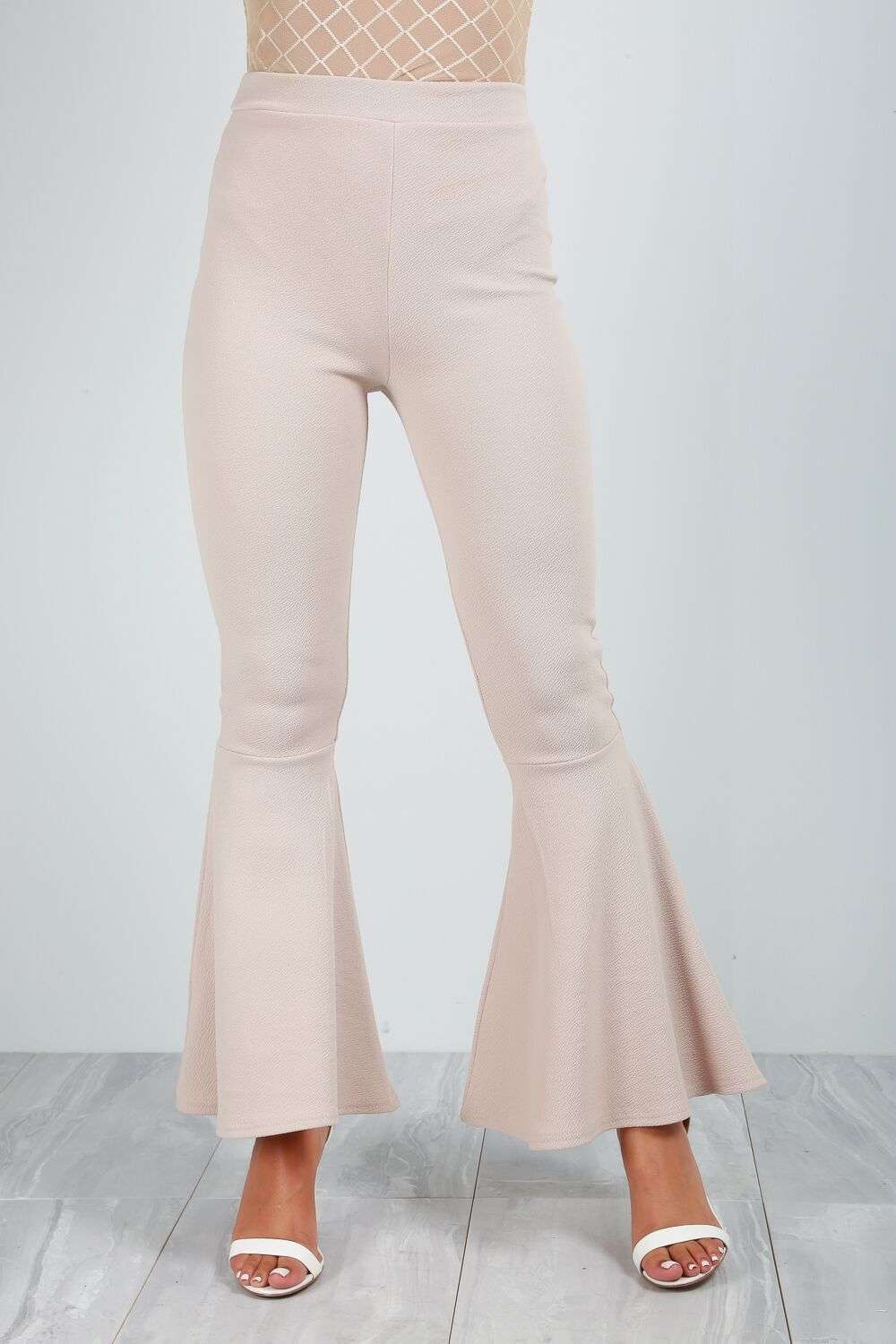 Emilia High Waist Flare Leg Trousers - bejealous-com