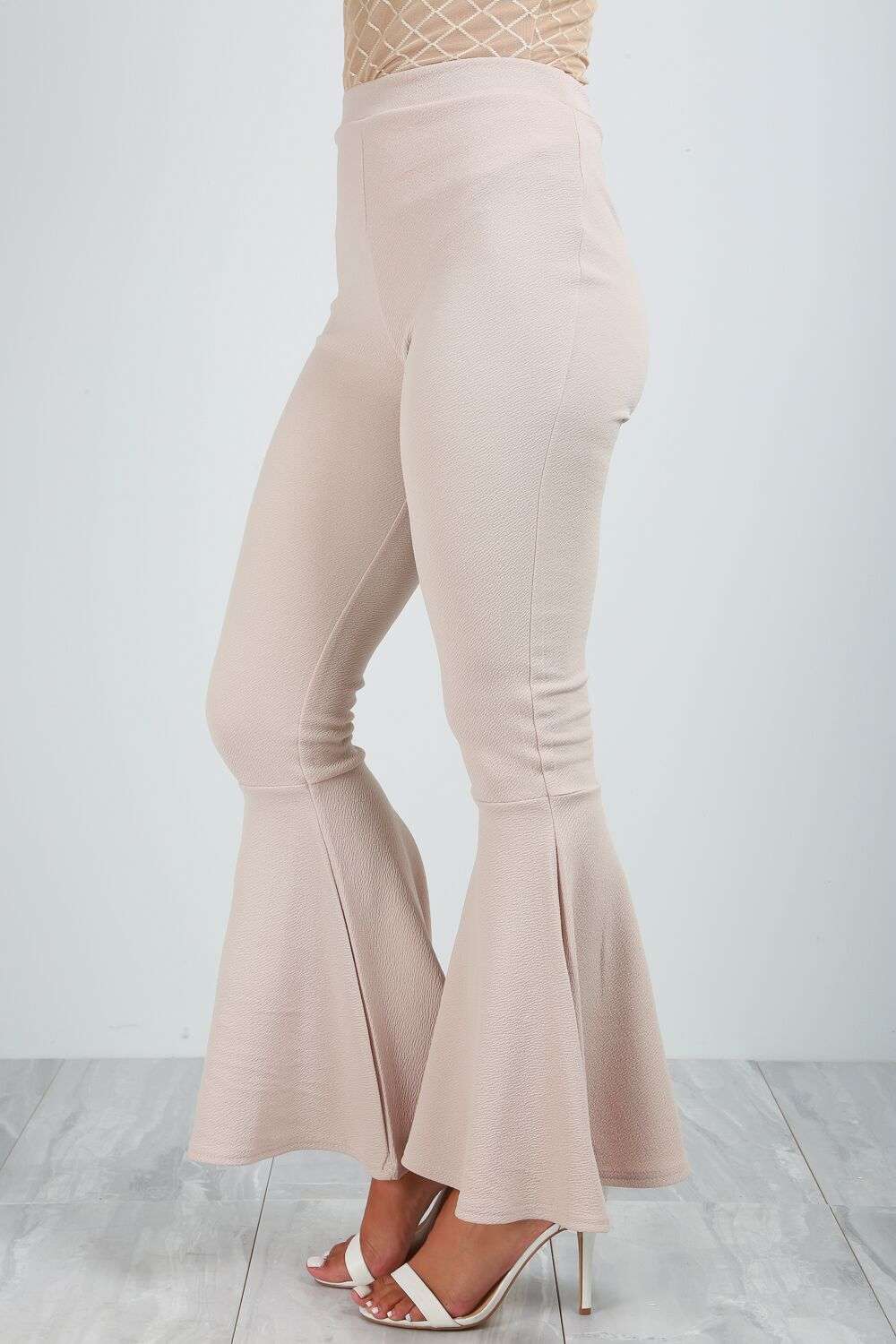 Emilia High Waist Flare Leg Trousers - bejealous-com