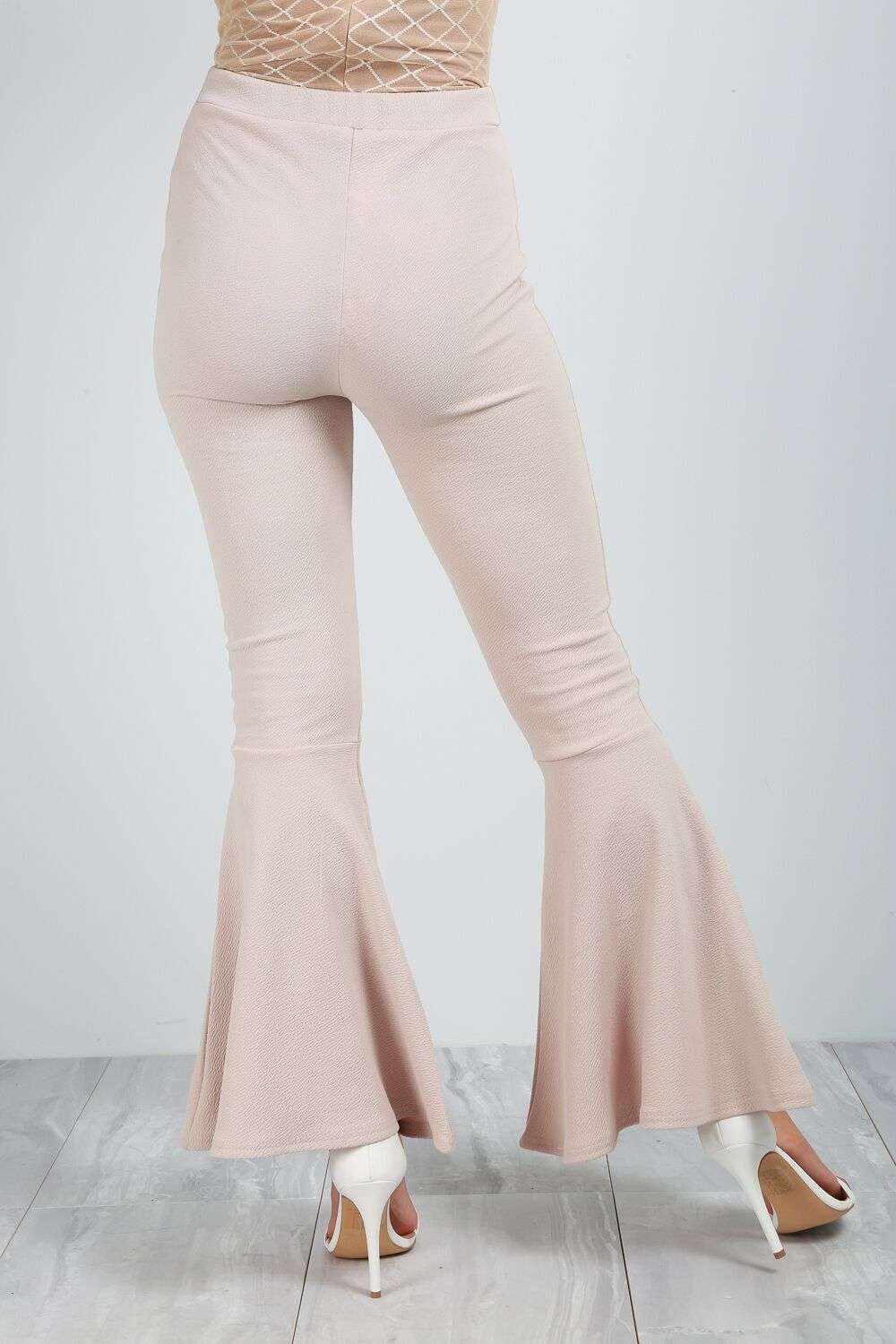 Emilia High Waist Flare Leg Trousers - bejealous-com