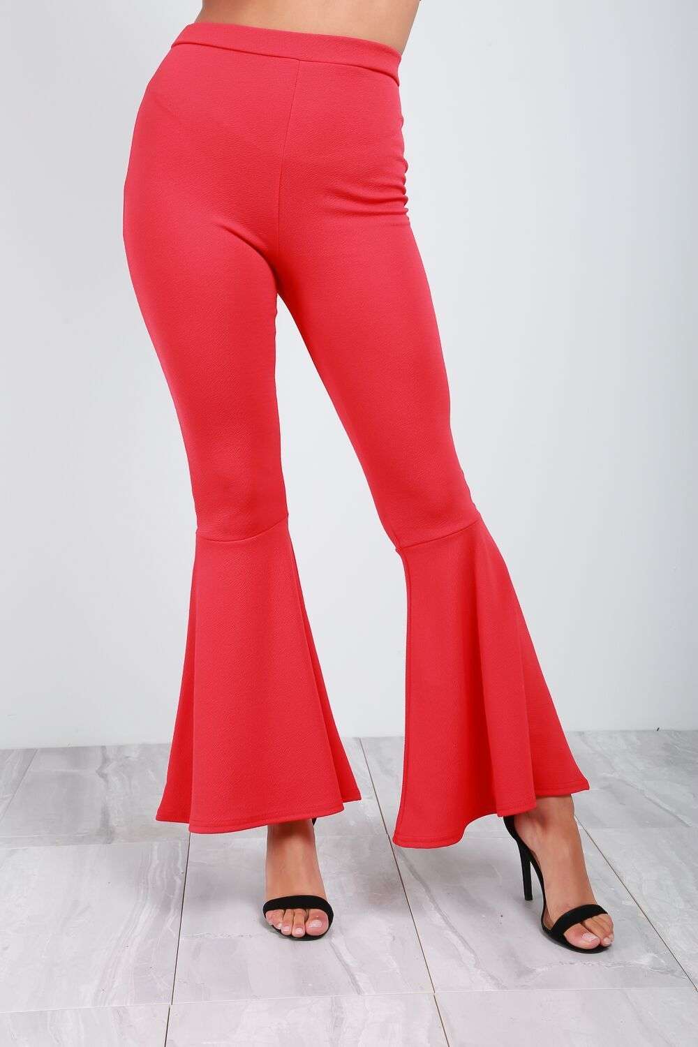 Emilia High Waist Flare Leg Trousers - bejealous-com