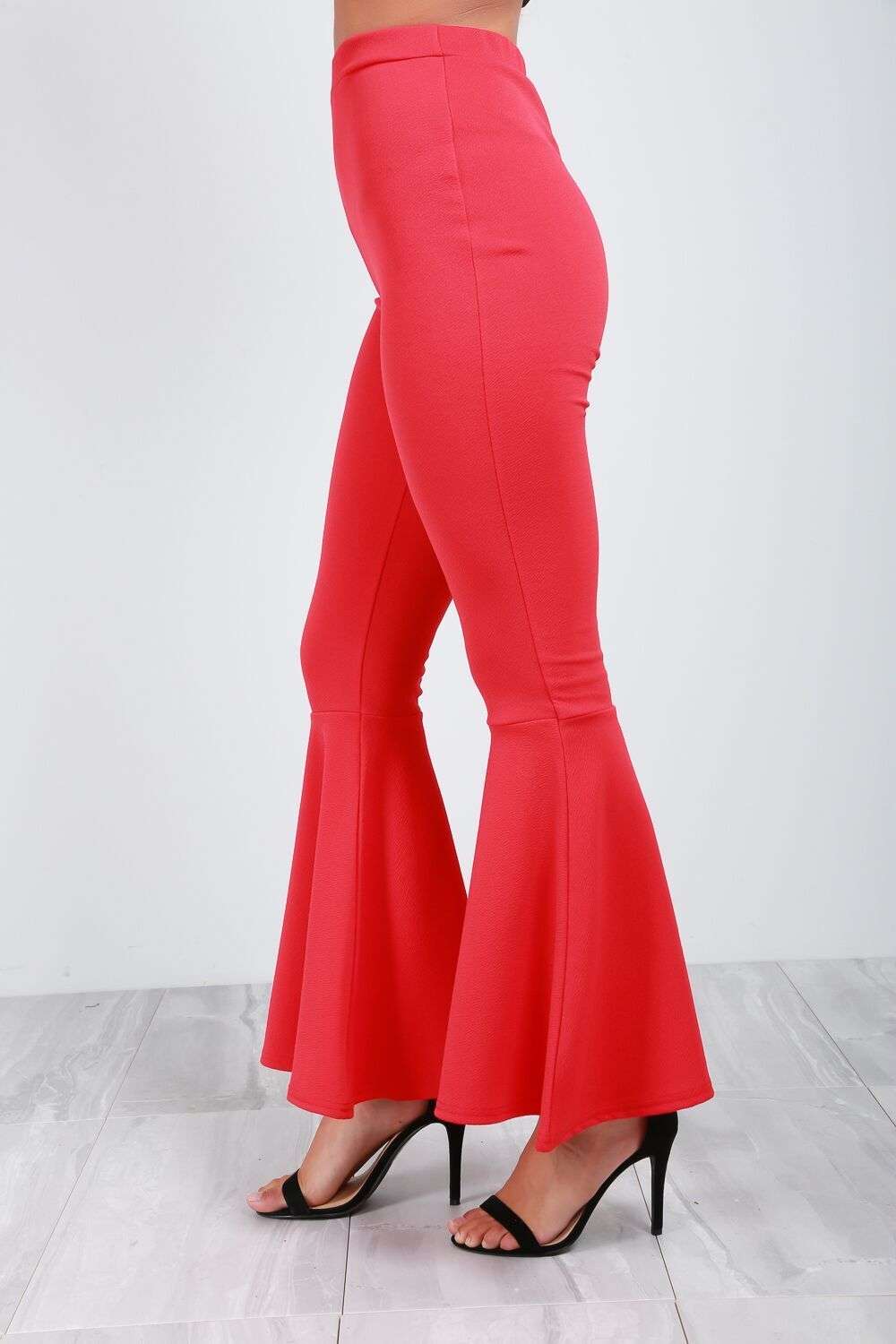 Emilia High Waist Flare Leg Trousers - bejealous-com