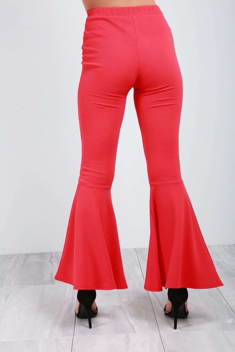 Emilia High Waist Flare Leg Trousers - bejealous-com