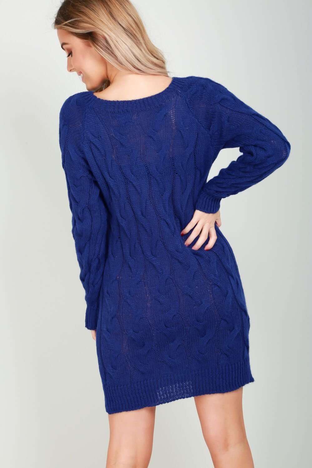 Esme Knitted Jumper Dress - bejealous-com