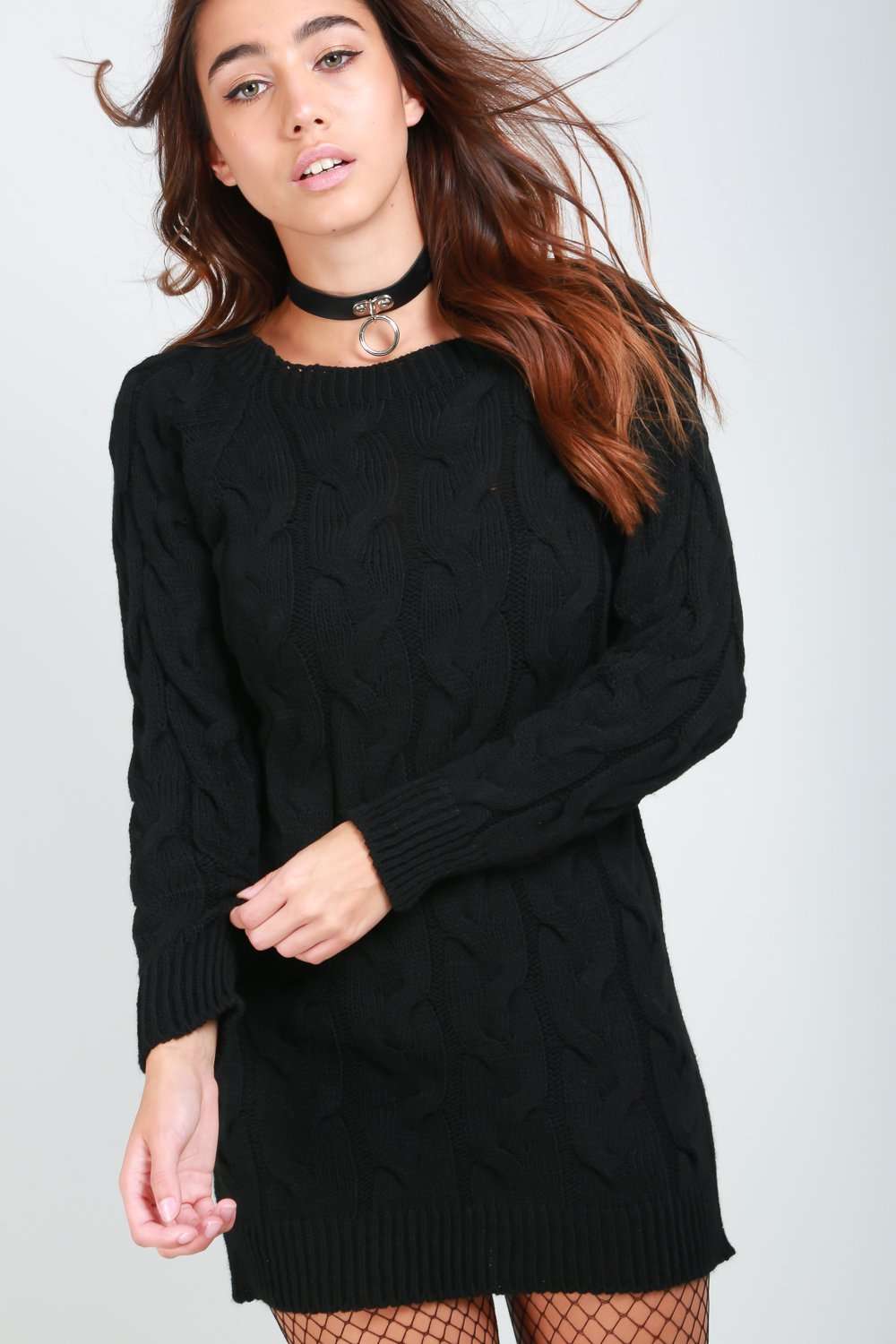 Esme Knitted Jumper Dress - bejealous-com