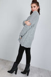Esmee Bubble Sleeve Oversized Knitted Cardigan - bejealous-com