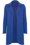 Esmee Open Front Long Line Blazer Jacket - bejealous-com