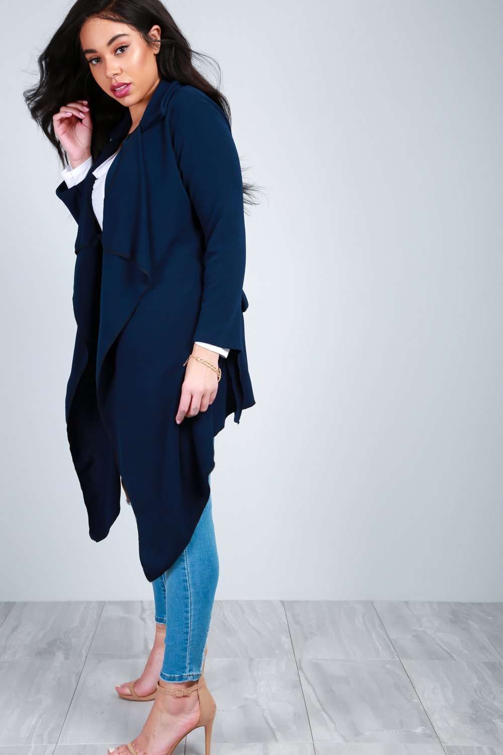 Essie Waterfall Belted Jacket - bejealous-com