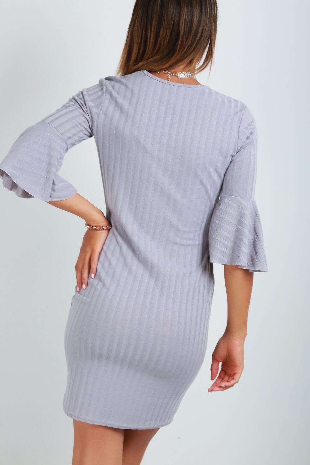 Eva Bell Sleeve Bodycon - bejealous-com