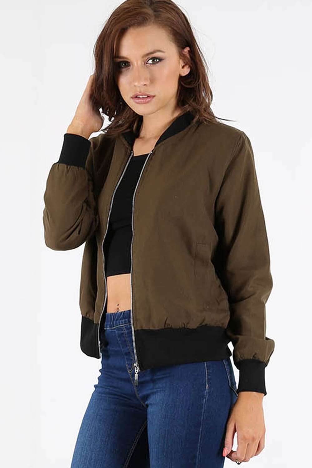 Evelina Padded Bomber Jacket - bejealous-com