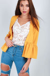 Evie Frill Trim Jacket - bejealous-com