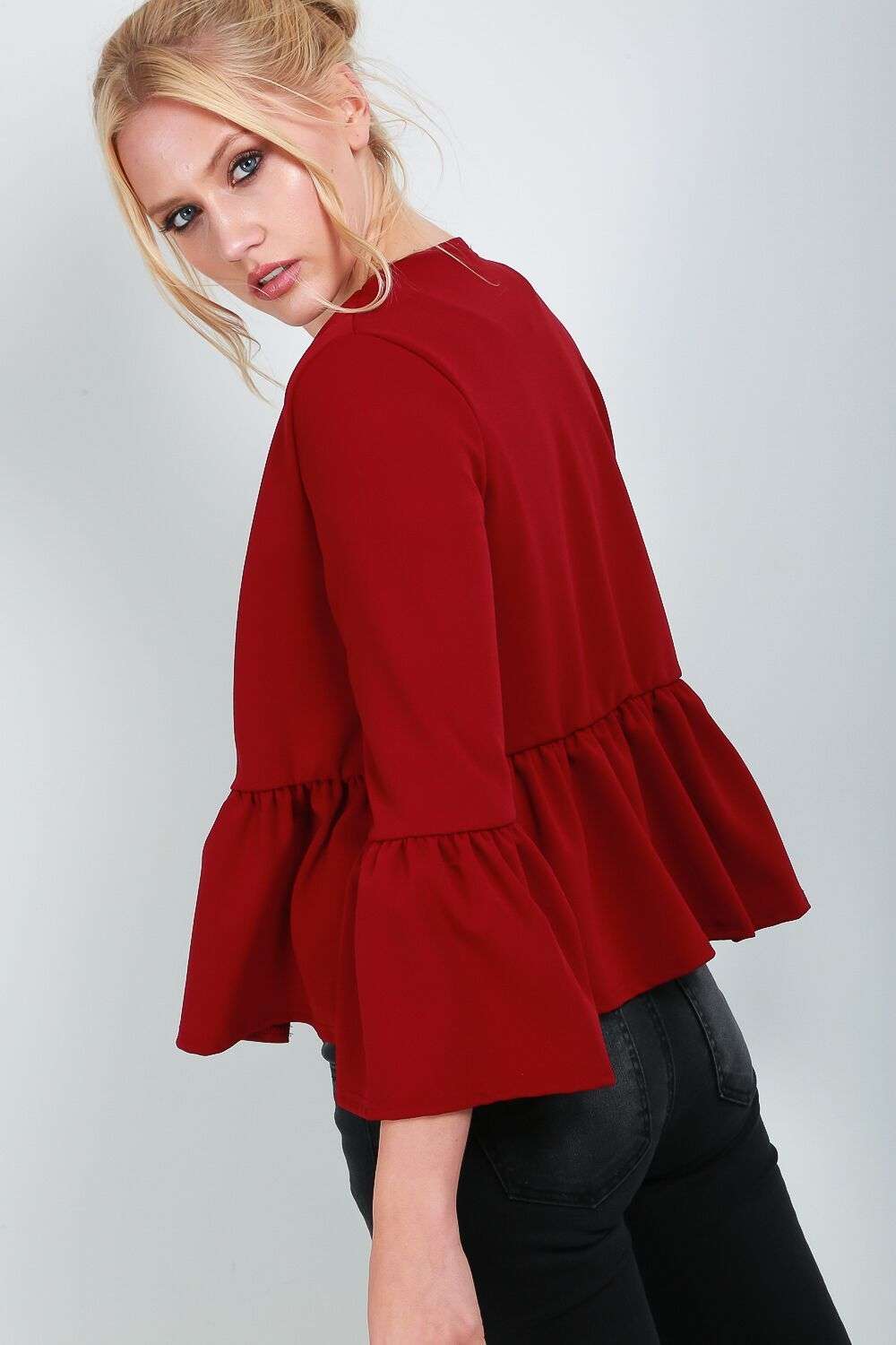 Evie Frill Trim Jacket - bejealous-com