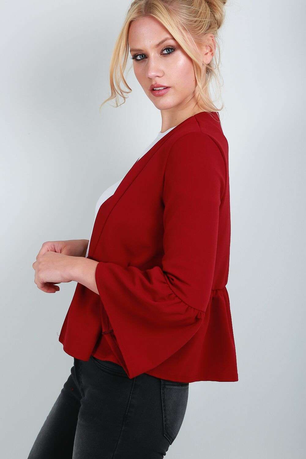 Evie Frill Trim Jacket - bejealous-com
