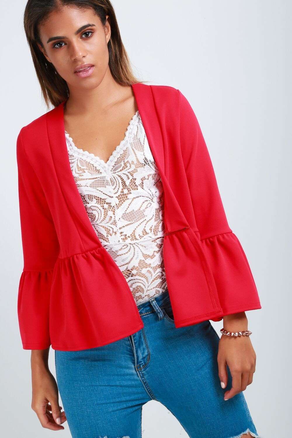 Evie Frill Trim Jacket - bejealous-com