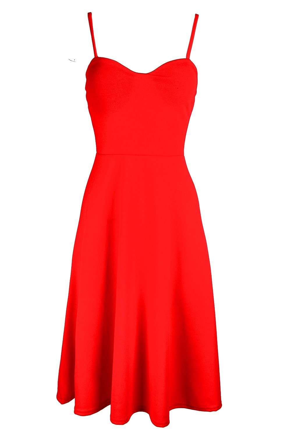 Frankie Strappy Midi Skater Dress - bejealous-com