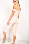 Freya Bardot Culotte Leg Frilly Jumpsuit - bejealous-com