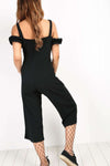 Freya Bardot Culotte Leg Frilly Jumpsuit - bejealous-com