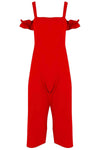 Freya Bardot Culotte Leg Frilly Jumpsuit - bejealous-com
