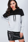 Georja Colour Block Hooded Sweatshirt - bejealous-com