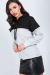 Georja Colour Block Hooded Sweatshirt - bejealous-com
