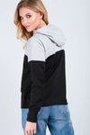 Georja Colour Block Hooded Sweatshirt - bejealous-com
