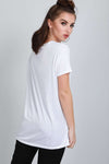 Geraldine Short Sleeve Plain Baggy Jersey Tshirt - bejealous-com