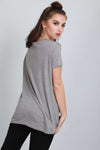 Geraldine Short Sleeve Plain Baggy Jersey Tshirt - bejealous-com