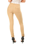 Geraldine Stretch Skinny Fit Plain Denim Jeggings - bejealous-com