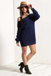 Grace Chunky Knit Baggy Jumper Dress - bejealous-com