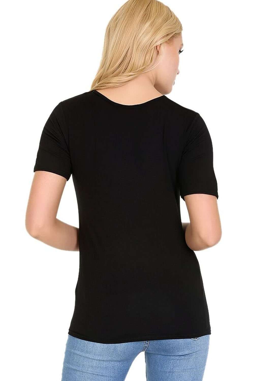 Hailie Jadore Slogan Print Short Sleeve TShirt - bejealous-com