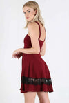 Haillee Halterneck Lace Skater Dress - bejealous-com