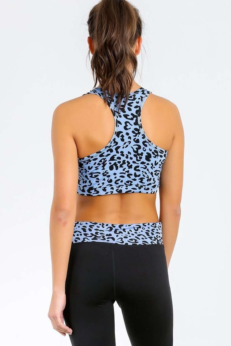 Haily Leopard Print Gym Top - bejealous-com